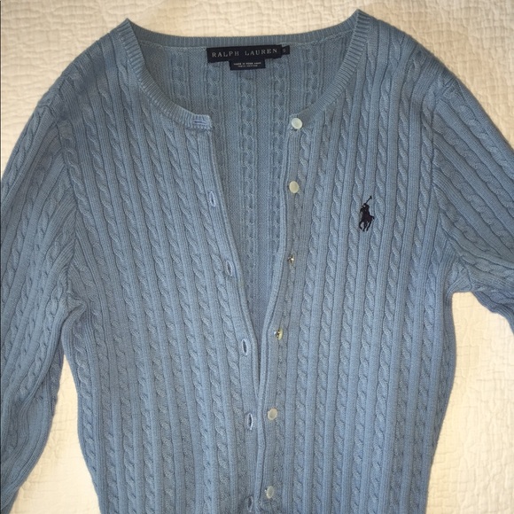 ralph lauren baby cable knit sweater